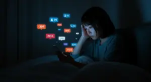 人間関係に疲れたを説明するイラスト