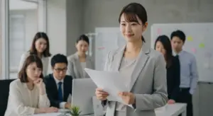 職場の人間関係を説明するイラスト