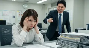 人間関係のストレスを説明するイラスト
